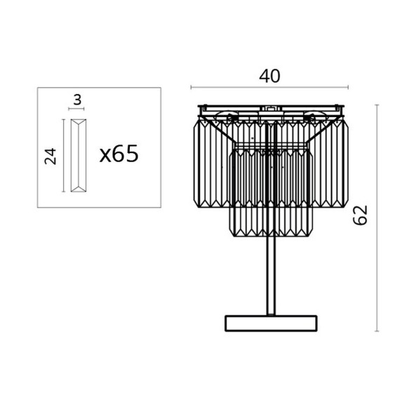 Настольная лампа Nova 3001/01 tl-4 Divinare картинка 5