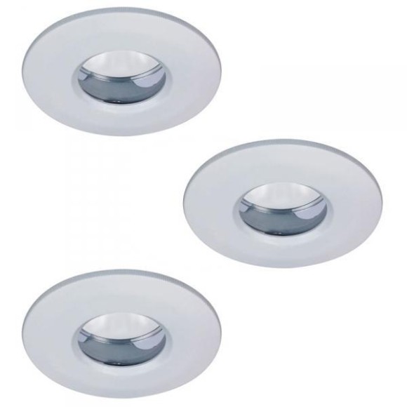 99463 Светильник встраиваемый, Profi стационарный IP65 3x11W 230V GU10 51мм белый