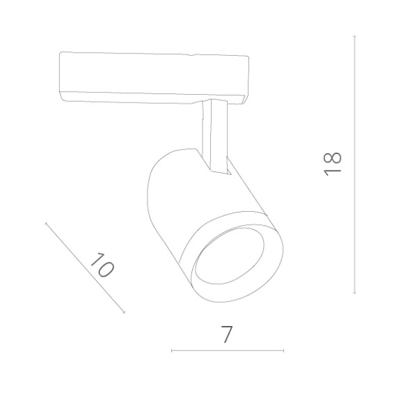 Трековый светильник Soffitto a1710pl-1bk Arte Lamp картинка 2 Трековый светильник Soffitto a1710pl-1bk Arte Lamp картинка 2