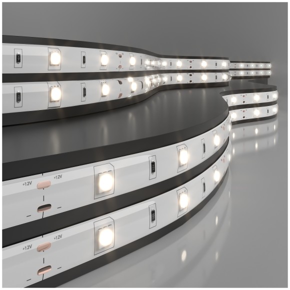 Светодиодная лента Лента светодиодная 12V 7,2W 30Led 5050 IP65 дневной белый, 5м