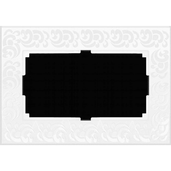Рамка для двойной розетки (белый) Werkel WL05-Frame-01-DBL-white