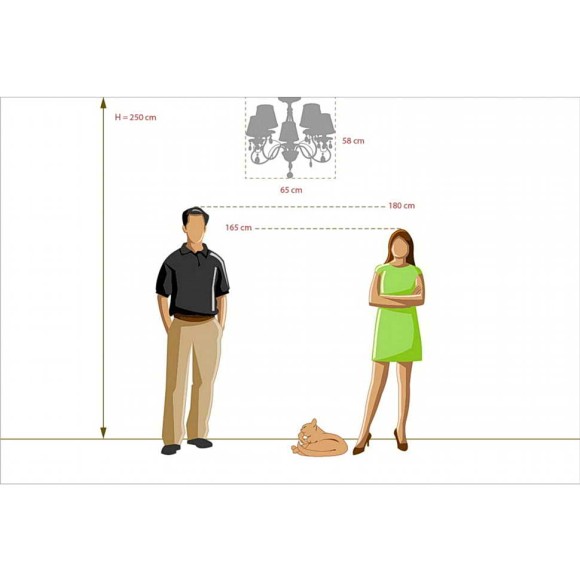 Люстра на штанге Августина 3 MW-Light 419010805