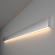 Линейный светодиодный накладной односторонний светильник 128см 25Вт 3000К матовое серебро 101-100-30-128 Elektrostandard