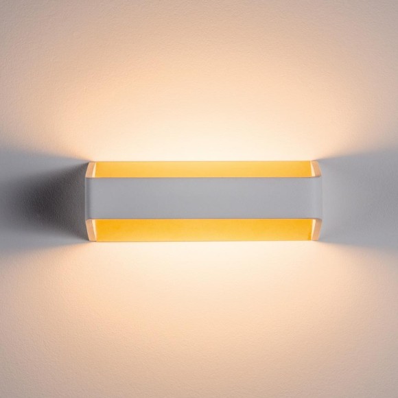 70798 Светильник WC Bar WL LED 1x8W Ws/Gold 230V Alu