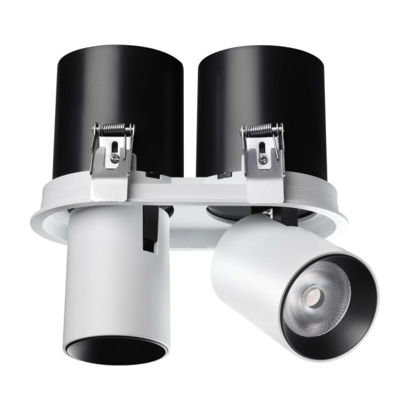 358341 SPOT NT19 070 белый/черный Встраиваемый светильник IP20 LED 3000К 24W 220V LANZA