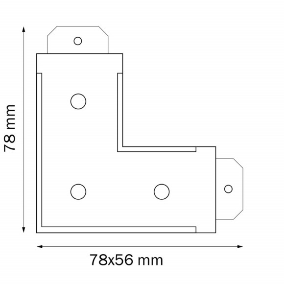 Соединитель для шинопровода Lightstar 505127 Соединитель для шинопровода Lightstar 505127
