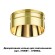 370711 KONST NT19 059 золото Декоративное кольцо для арт. 370681-370693 IP20 UNITE