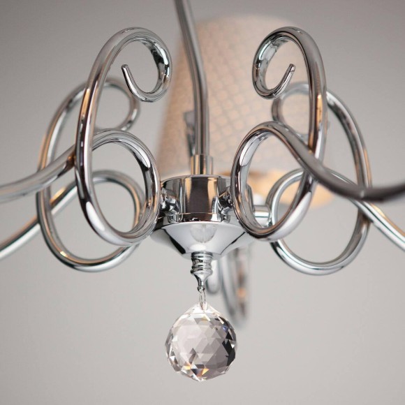 Подвесная люстра Eurosvet Fresa 70068/5 хром Подвесная люстра Eurosvet Fresa 70068/5 хром