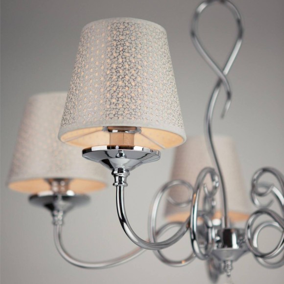 Подвесная люстра Eurosvet Fresa 70068/5 хром Подвесная люстра Eurosvet Fresa 70068/5 хром