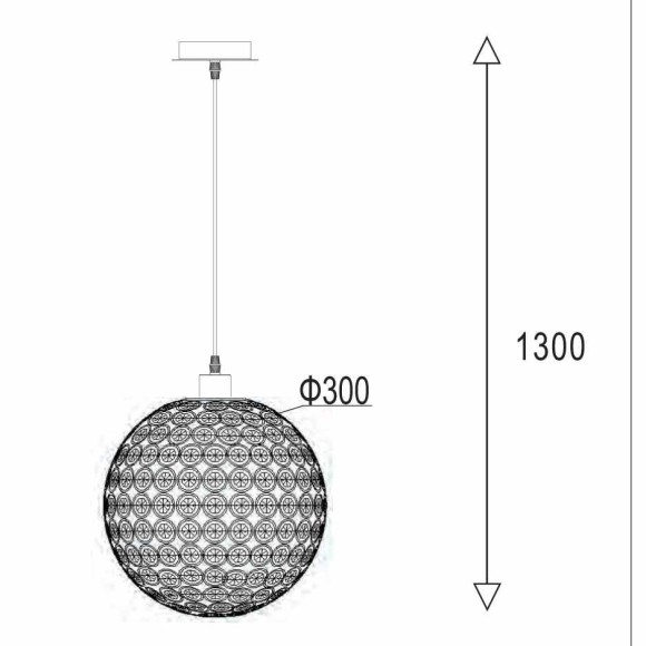 Подвесной светильник Lucide Ayla 71432/01/60