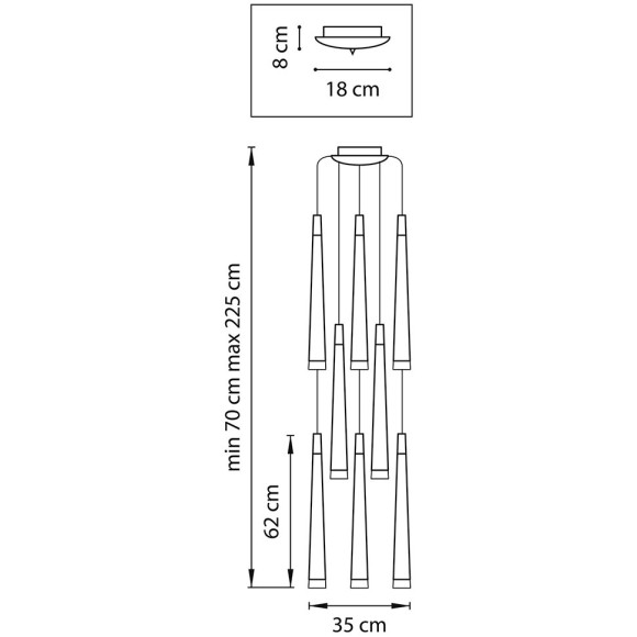 Подвес Lightstar Punto 807084