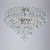 Потолочная люстра с хрусталем 3299/9 хром / прозрачный хрусталь