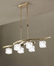 Подвесная люстра Mantra Cuadrax 0995 Подвесная люстра Mantra Cuadrax 0995