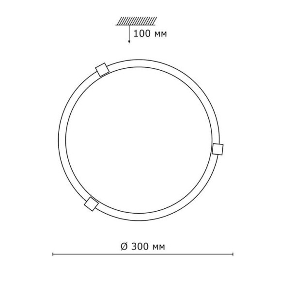 Настенно-потолочный светильник Sonex Duna 153/K золото Настенно-потолочный светильник Sonex Duna 153/K золото