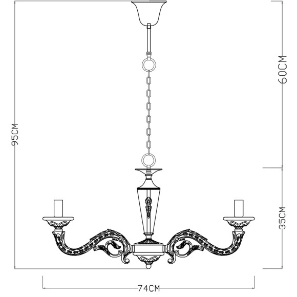 Люстра Verdi a5603lm-8ab Arte Lamp картинка 3 Люстра Verdi a5603lm-8ab Arte Lamp картинка 3