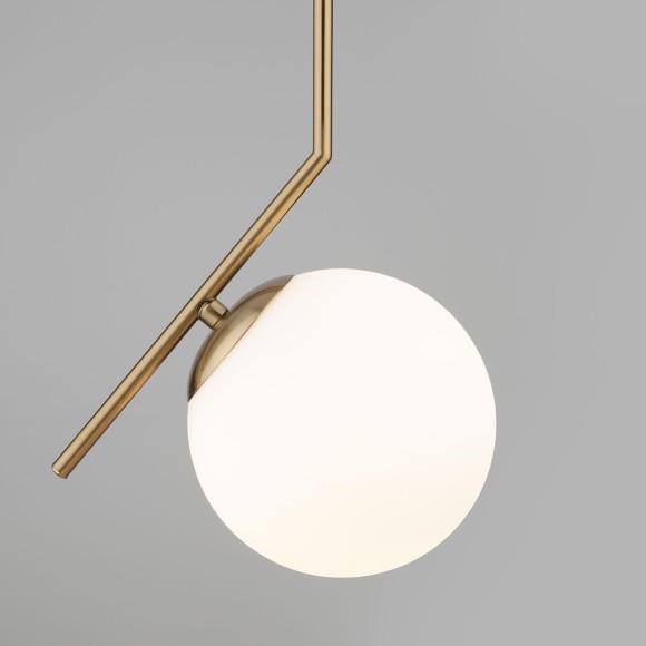 Подвесной светильник со стеклянным плафоном 50152/1 латунь Подвесной светильник со стеклянным плафоном 50152/1 латунь