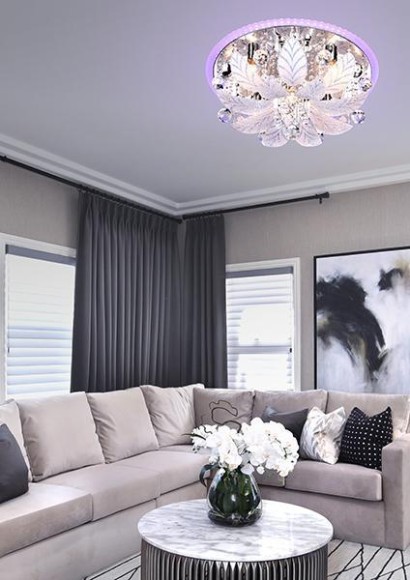 Люстра потолочная с пультом 80111/8 хром Люстра потолочная с пультом 80111/8 хром