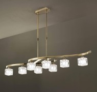 Подвесная люстра Mantra Cuadrax 0996 Подвесная люстра Mantra Cuadrax 0996