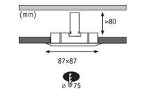 93729 Светильник  Quadro st IP65 3x35W GU5,3, белый