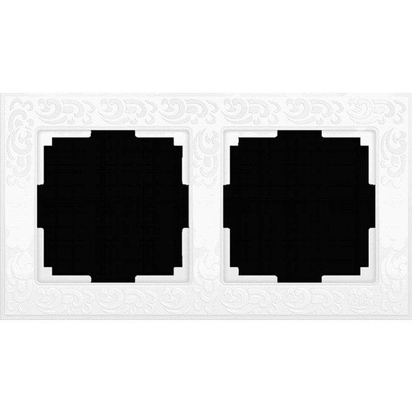 Рамка на 2 поста (белый) Werkel WL05-Frame-02-white
