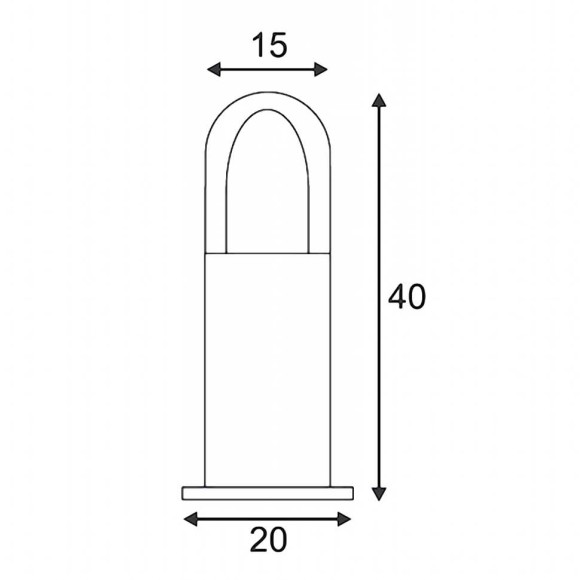 Светильник уличный Rusty Cone 40 ржавчина 229431