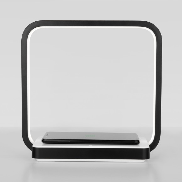 Светодиодная настольная лампа с беспроводной зарядкой QI 80502/1 черный Светодиодная настольная лампа с беспроводной зарядкой QI 80502/1 черный