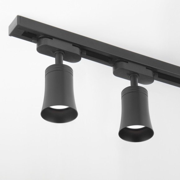 Трековый светильник для однофазного шинопровода Vetro GU10 Черный MRL 1001 Elektrostandard