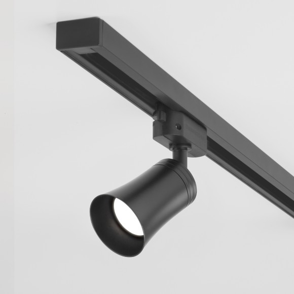 Трековый светильник для однофазного шинопровода Vetro GU10 Черный MRL 1001 Elektrostandard