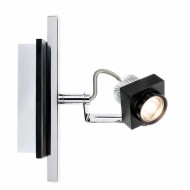 Настенный светодиодный светильник Phase Stange Paulmann 4Вт 230В Черный/Хром 60256 Настенный светодиодный светильник Phase Stange Paulmann 4Вт 230В Черный/Хром 60256