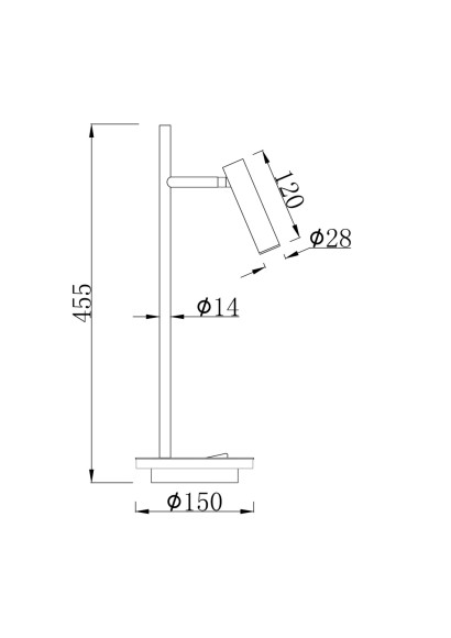 Настольная лампа Maytoni Z010TL-L8W3K