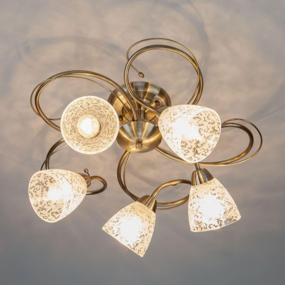 Потолочный светильник 30130/5 античная бронза Потолочный светильник 30130/5 античная бронза