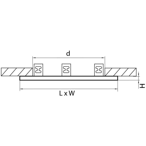 Рамка для светильника Lightstar Intero 16 217536