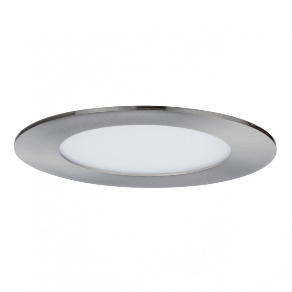 Панель встраиваемая Paulmann Premium D120мм 6.5Вт 460лм 2700K LED 230В Железо тертое Димм 92099