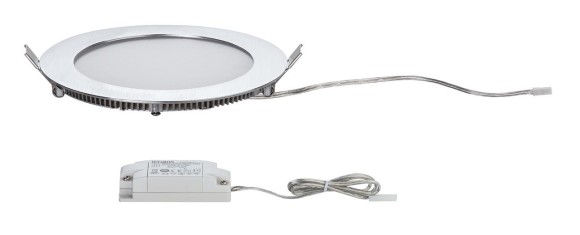 Панель встраиваемая Paulmann Premium D120мм 6.5Вт 460лм 2700K LED 230В Железо тертое Димм 92099