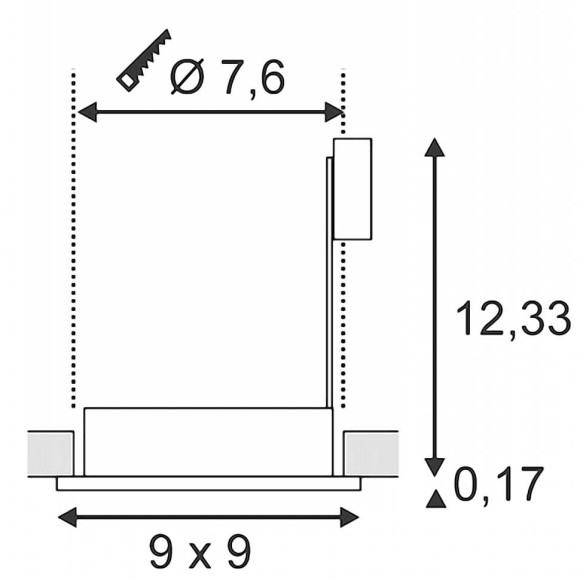 Встраиваемый светильник уличный Sp SLV 113211