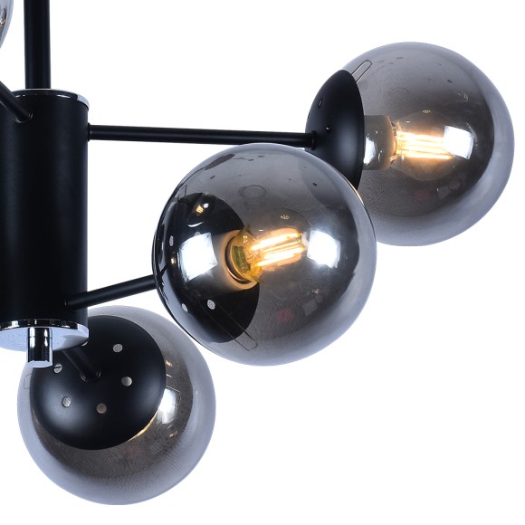 Люстра SF3309/6C-MBK-CR AIMEE Seven Fires Люстра SF3309/6C-MBK-CR AIMEE Seven Fires