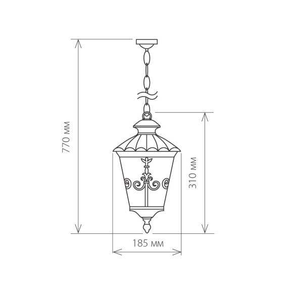 Diadema H черное золото уличный подвесной светильник IP44 GLYF-8046H Elektrostandard Diadema H черное золото уличный подвесной светильник IP44 GLYF-8046H Elektrostandard