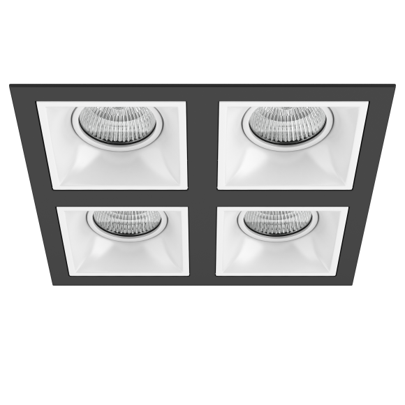 Комплект из светильников и рамки DOMINO Domino Lightstar D54706060606