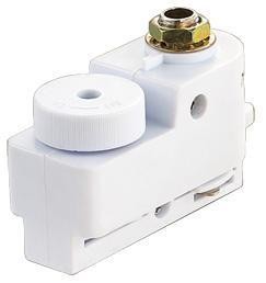 Адаптер для однофазного шинопровода (10574) Volpe UBX-Q121 K61 WHITE