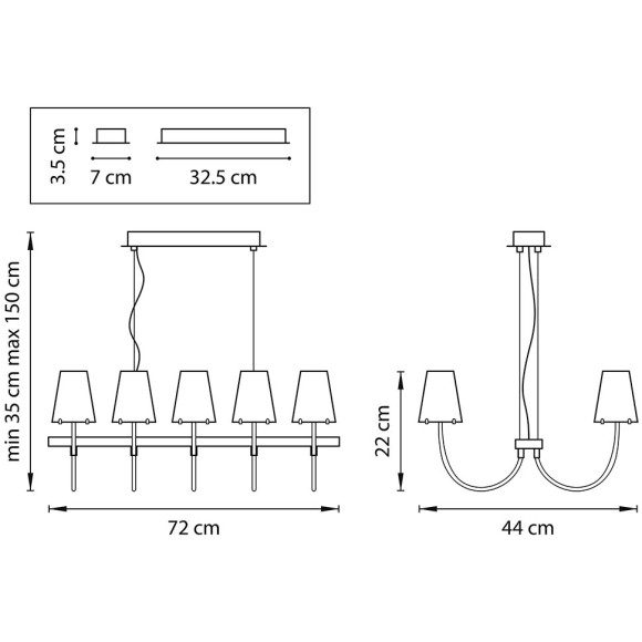 Люстра подвесная Lightstar Diafano 758102 Люстра подвесная Lightstar Diafano 758102
