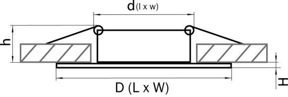 Встраиваемый светильник Lightstar Banale Weng 011008 Встраиваемый светильник Lightstar Banale Weng 011008