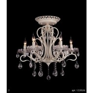Люстра с хрусталем 12205/6 белый