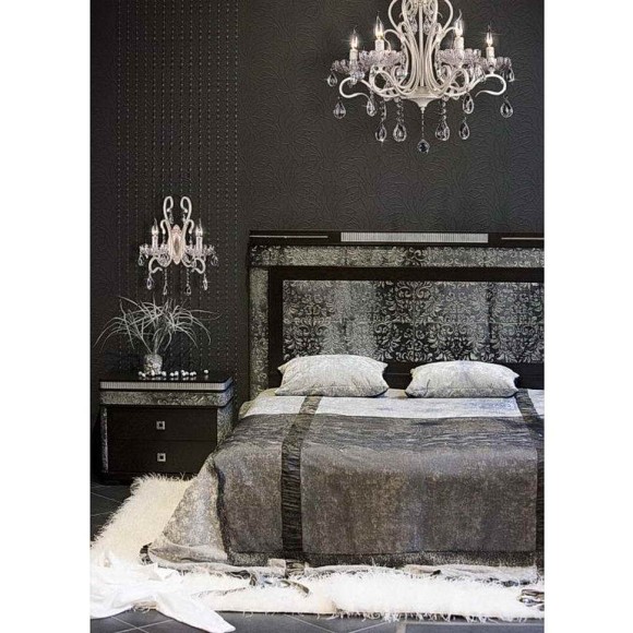 Люстра с хрусталем 12205/6 белый Люстра с хрусталем 12205/6 белый