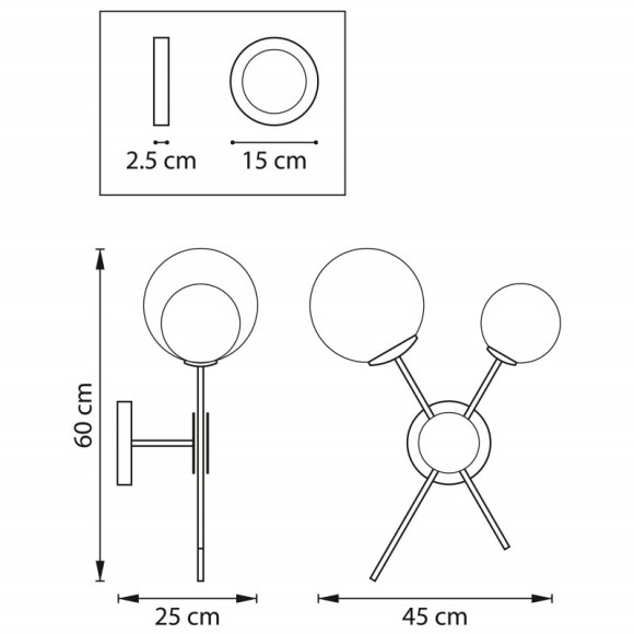 Бра Lightstar 815620 Бра Lightstar 815620