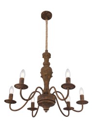 Люстра подвесная Globo Rea 15262-6 Люстра подвесная Globo Rea 15262-6