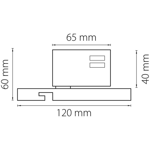 Трековое крепление с 3-фазным адаптером к 21383х/21483х/21385x/21485x Lightstar Asta 594067