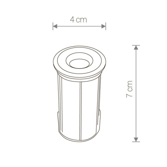 Ландшафтный светодиодный светильник Nowodvorski Picco Led 9106