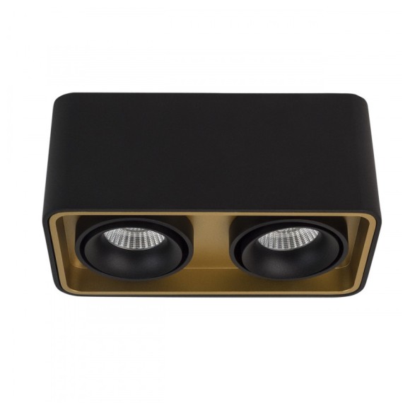 Накладной светильник LeDron TUBING 2 Black/Gold