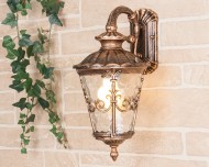 Diadema D черное золото уличный настенный светильник GLYF-8046D Elektrostandard Diadema D черное золото уличный настенный светильник GLYF-8046D Elektrostandard