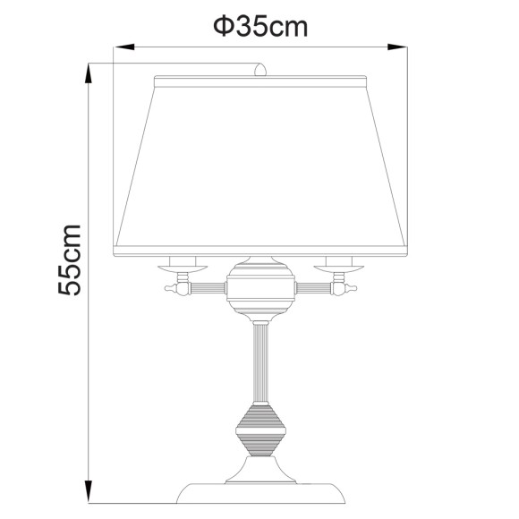 Настольная лампа Alice a3579lt-3ab Arte Lamp картинка 2 Настольная лампа Alice a3579lt-3ab Arte Lamp картинка 2
